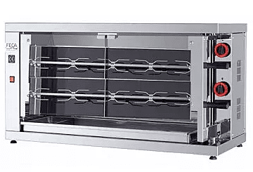 Asador de 2 espadas vitrocerámica Asador de 2 espadas vitrocerámica