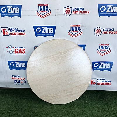 Mesa redonda color claro 70x70cm Mesa redonda color claro 70x70cm