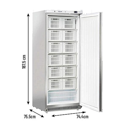 Armario de congelación vertical F600SS (sin cestas) Armario de congelación vertical F600SS (sin cestas)