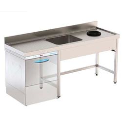 Fregaderos con agujero