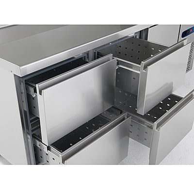 Mesa Snack Serie 600 refrigerada con cajones MPS-150 HC HD Mesa Snack Serie 600 refrigerada con cajones MPS-150 HC HD