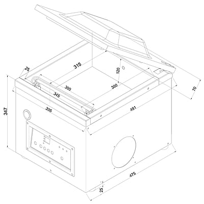 Envasadoras al vacío VAKSIC-10 E Envasadoras al vacío VAKSIC-10 E