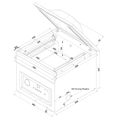 Envasadoras al vacío VAKSIC-20 2A E Envasadoras al vacío VAKSIC-20 2A E