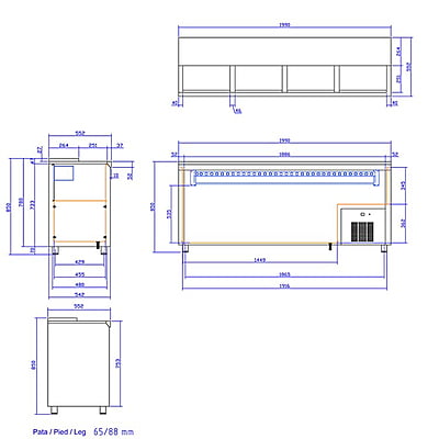 Enfriadores de botellas EB-200-I Enfriadores de botellas EB-200-I