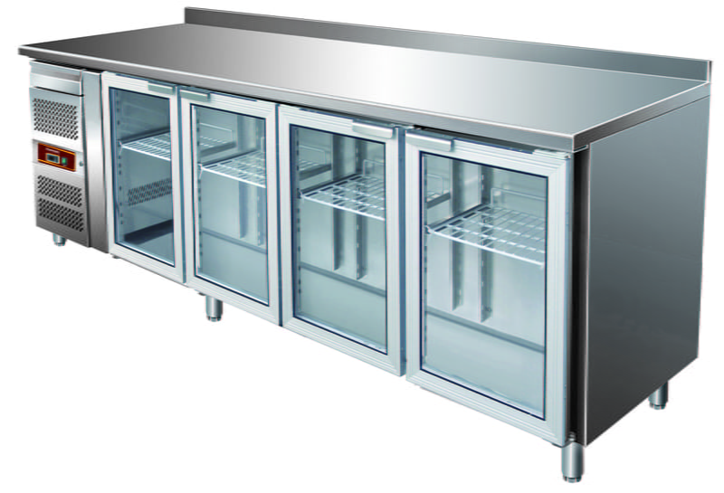 Frente mostrador refrigerado FMNS-2500 P/Cristal Frente mostrador refrigerado FMNS-2500 P/Cristal