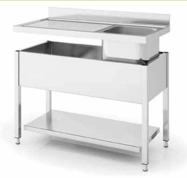 Fregadero Izquierda 1200X600 + Bastidor Fregadero Izquierda 1200X600 + Bastidor