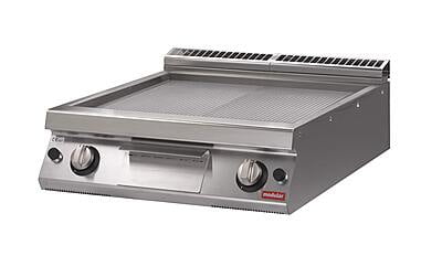 Fry-top a gas Ranurado cromo duro de sobremesa S.900 SV 98 FTRRGS-CR-T