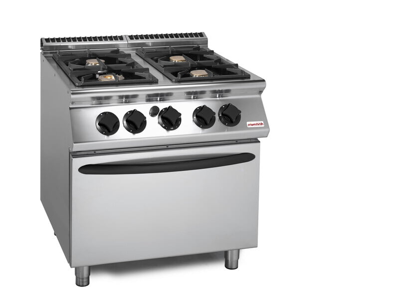 Cocina a gas con horno potenciadas S.700 SV 78 CFG-PW Cocina a gas con horno potenciadas S.700 SV 78 CFG-PW