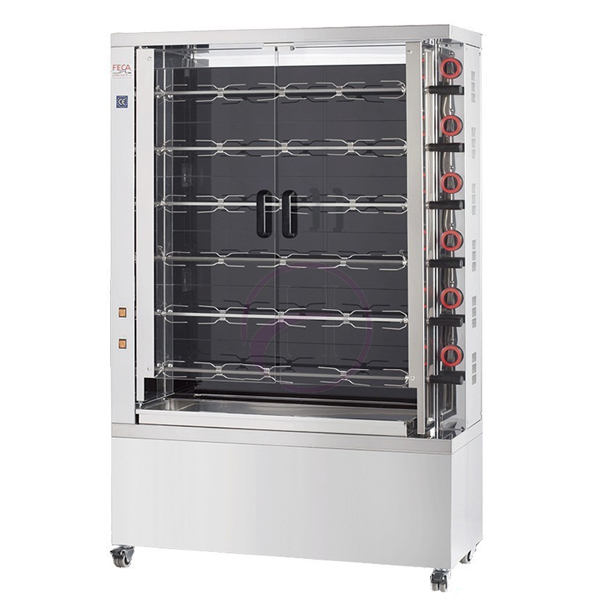 Asador de 6 espadas vitrocerámica Asador de 6 espadas vitrocerámica