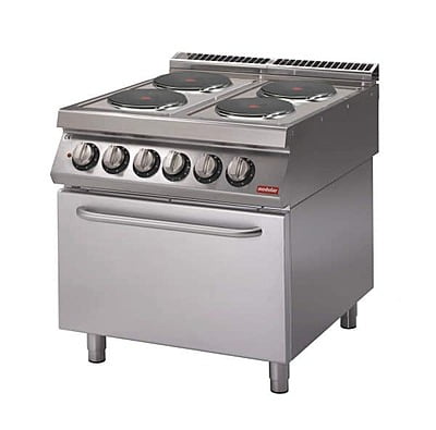 Cocina eléctrica de placa redonda con horno S.700 SV 78 CFE