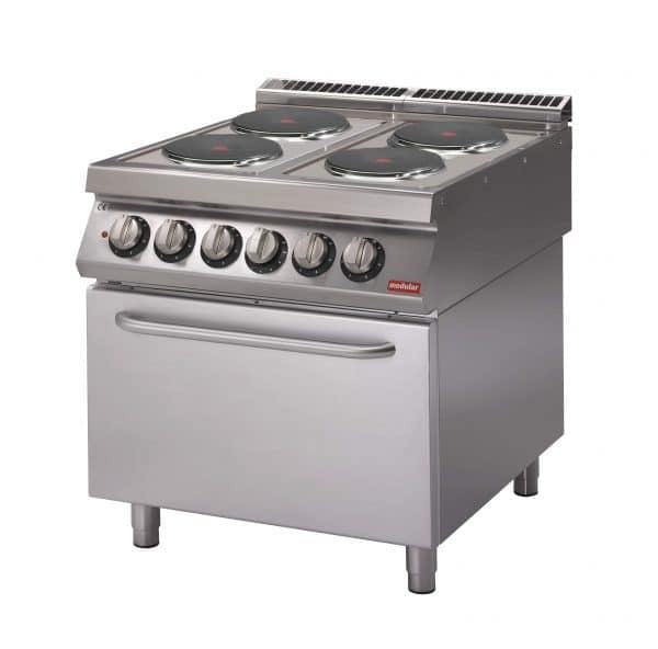 Cocina eléctrica de placa redonda con horno S.700 SV 78 CFE