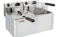 Freidora eléctrica profesional Trifásica FREP-10+10T con grifo Freidora eléctrica profesional Trifásica FREP-10+10T con grifo