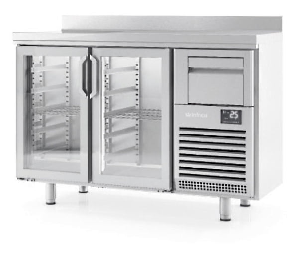 Frente mostrador con puerta de cristal FMPP 1500 CR Frente mostrador con puerta de cristal FMPP 1500 CR