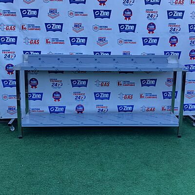 Mesa de trabajo mural 200x50x85cm Mesa de trabajo mural 200x50x85cm