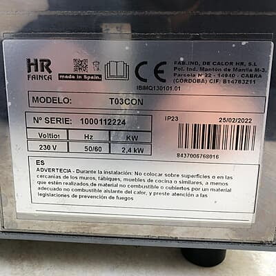 Tostador HR 50x25x30cm