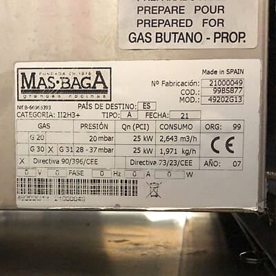 Cocina de 2 fuegos con horno (FALTAN MEDIDAS) Cocina de 2 fuegos con horno (FALTAN MEDIDAS)