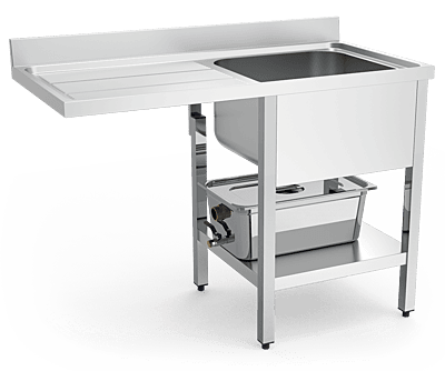 Separador de grasas inox portátil, 28 l Separador de grasas inox portátil, 28 l