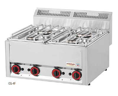 Cocina a gas 4 fuegos SERIE 600 CG-4F