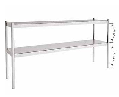 Estanteria Sobremesa Doble Desm. Dim:1100X350X700