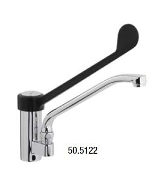 Grifo monomando 2 aguas codo Grifo monomando 2 aguas codo