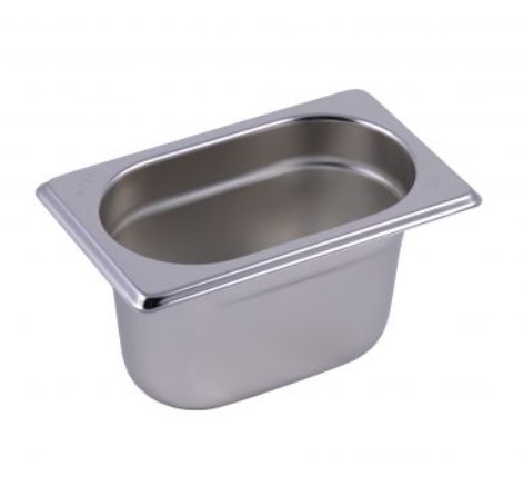 Kit 7 Cubetas inox. GN 1/9 100mm Kit 7 Cubetas inox. GN 1/9 100mm