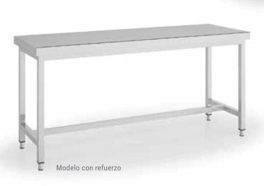 Mesa Trabajo Central Sin Estante Dim:2200X700X850 Mm Mesa Trabajo Central Sin Estante Dim:2200X700X850 Mm