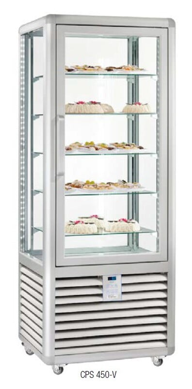 Armario de exposición para pastelería frío ventilado (+4º/+10ºC) CPS 450 V Armario de exposición para pastelería frío ventilado (+4º/+10ºC) CPS 450 V