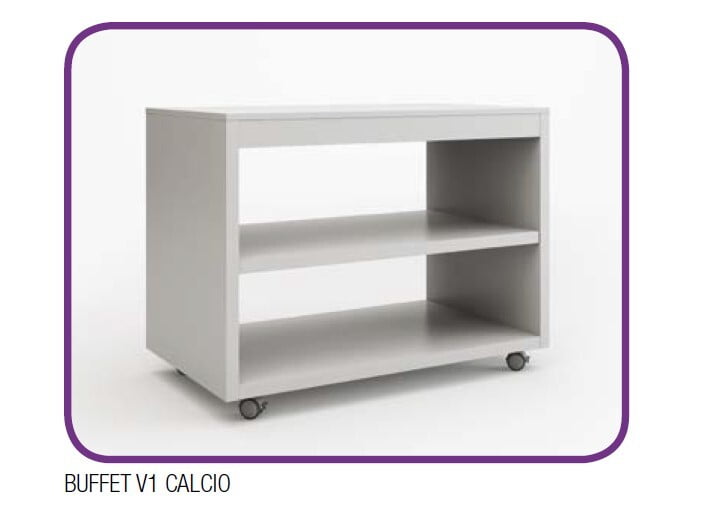 Mueble neutro de buffet modular acabado Calcio Mueble neutro de buffet modular acabado Calcio