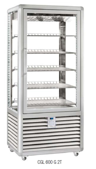 Armario de exposición para pastelería/heladería frío ventilado (-20º/+5ºC) CGL 600 G 2T Armario de exposición para pastelería/heladería frío ventilado (-20º/+5ºC) CGL 600 G 2T