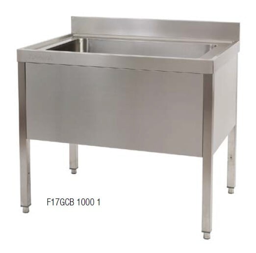 Fregaderos gran capacidad con bastidor desmontable F17GCB 1000 1 Fregaderos gran capacidad con bastidor desmontable F17GCB 1000 1