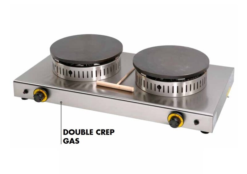 Crepera a gas DOUBLE CREP ECO Crepera a gas DOUBLE CREP ECO