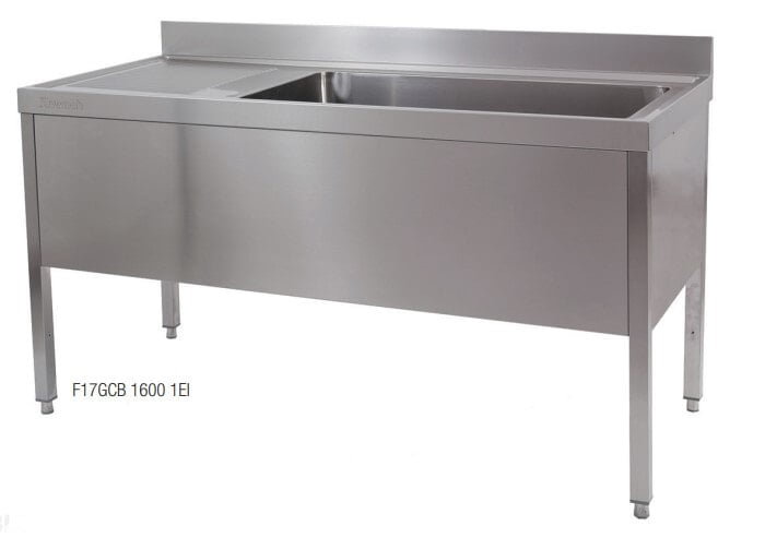 Fregadero icon bastidor de gran capacidad escurridor izquierda FI7GCB 1600 1E Fregadero icon bastidor de gran capacidad escurridor izquierda FI7GCB 1600 1E