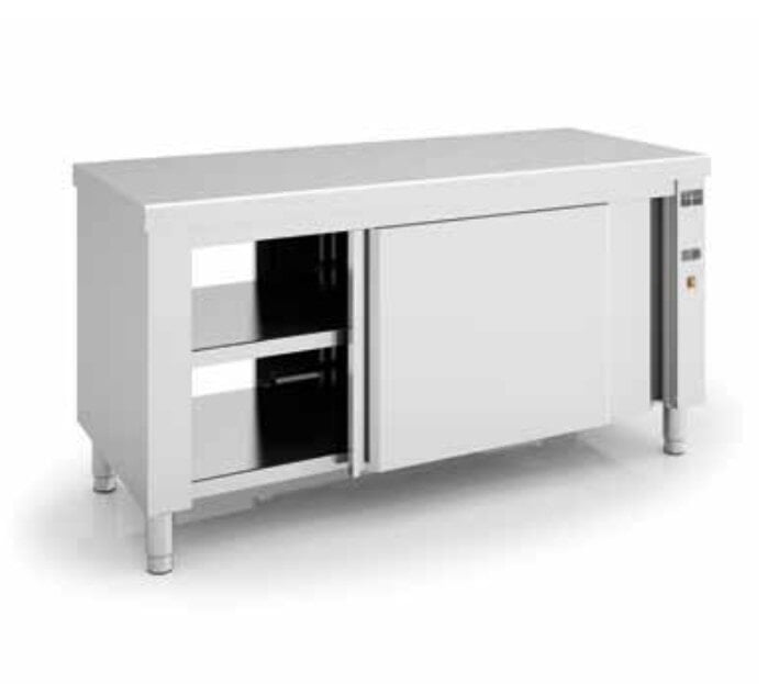 Mesa Caliente Pasante Enc.Central Dim:1200X700X850 Mesa Caliente Pasante Enc.Central Dim:1200X700X850