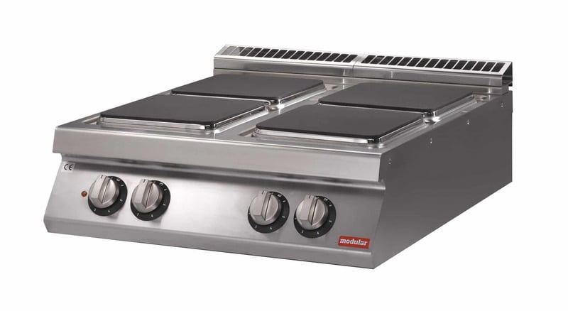 Cocina eléctrica de placa cuadrada sobremesa S.700 SV 78 PCEQ-T Cocina eléctrica de placa cuadrada sobremesa S.700 SV 78 PCEQ-T