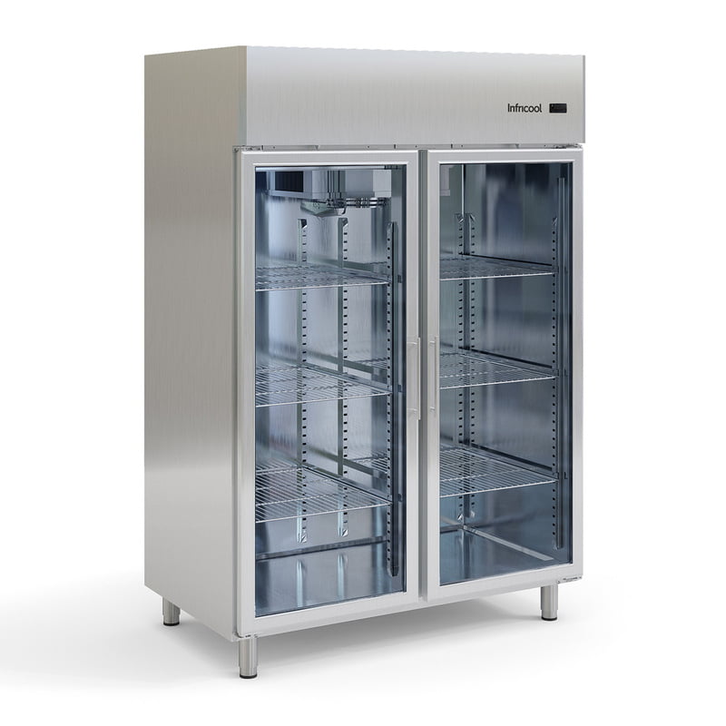 Armario de refrigeración Puerta de Cristal GN 2/1 IAG1402 CR Armario de refrigeración Puerta de Cristal GN 2/1 IAG1402 CR