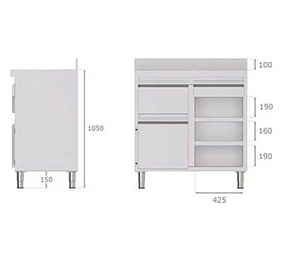 Mueble cafetero MCAF-820 CD/CI Mueble cafetero MCAF-820 CD/CI